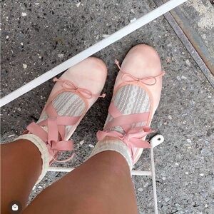 Elegant Pink Ballet Flats